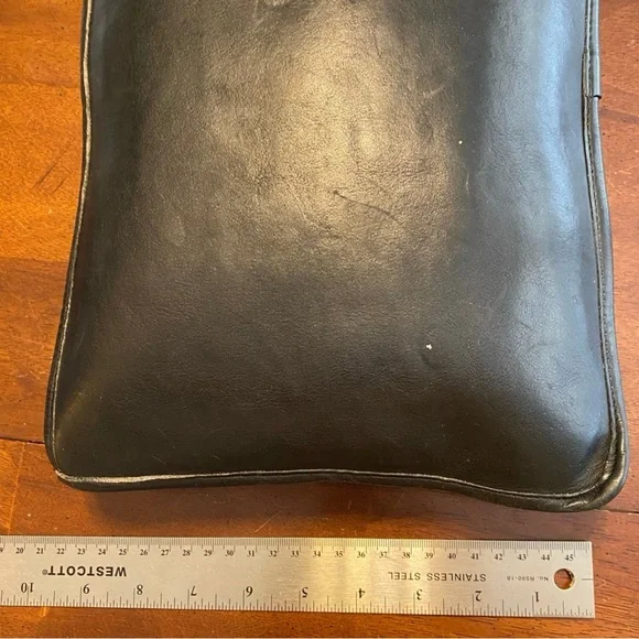 COACH 1980s VINTAGE COWHIDE SLIM SATCHEL/PORTFOLIO. COA PROVIDED - Picture 6 of 13